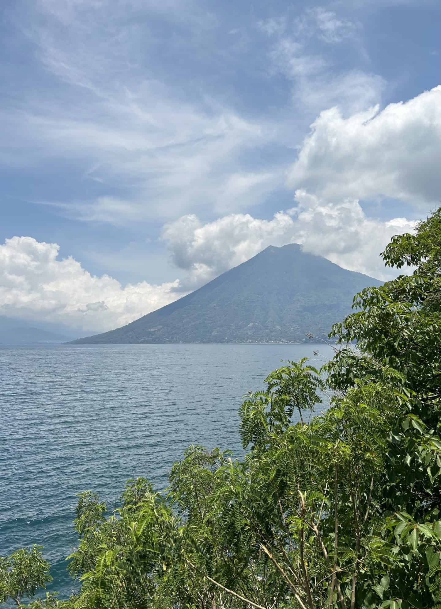 A view from a hike in San Marcos in Lake Atitlan, Guatemala
