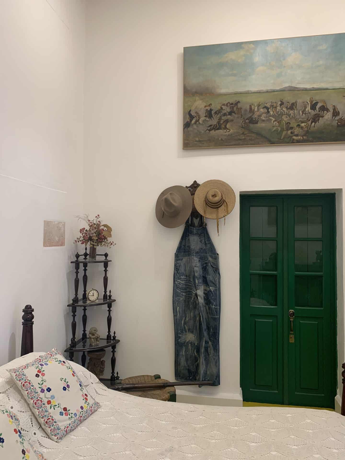 Frida Kahlo's bedroom, in Casa Azul, Frida Kahlo's former home. This is one of the best places to visit in Mexico Ciy
