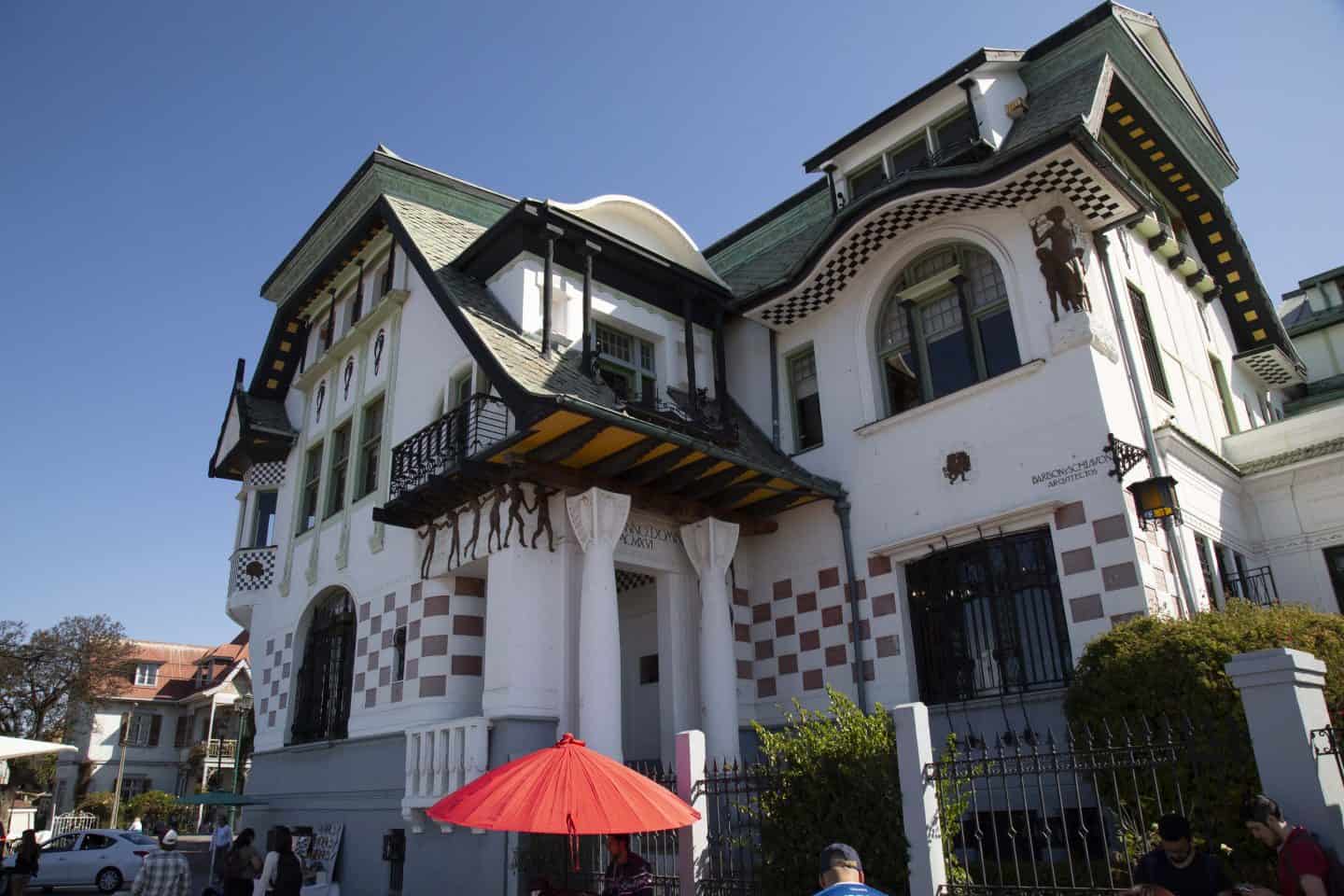 Baburizza Palace, a former mansion that is now an art museum, in Valparaiso, Chile